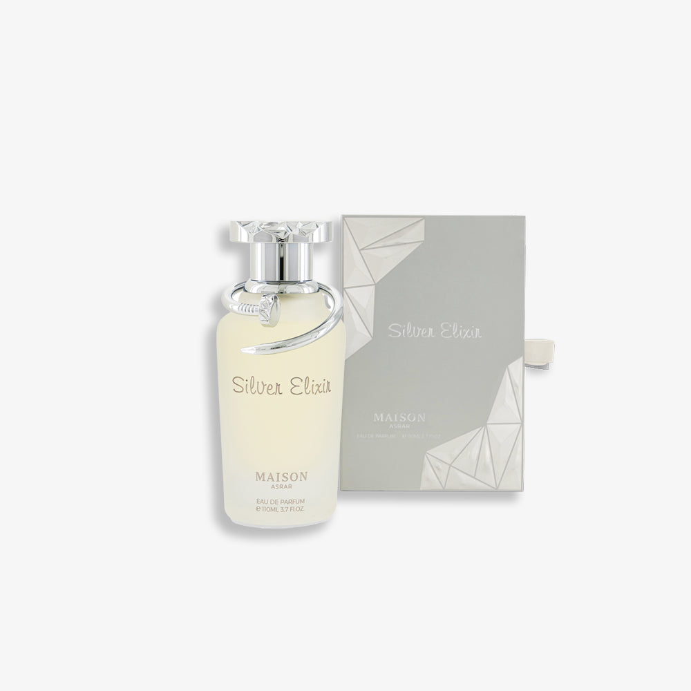 Silver Elixir: Boldness Redefined in Every Note. A daring blend of citrus, spice, smoke, and leather for unforgettable impressions
Inspired by: Aventus Creed