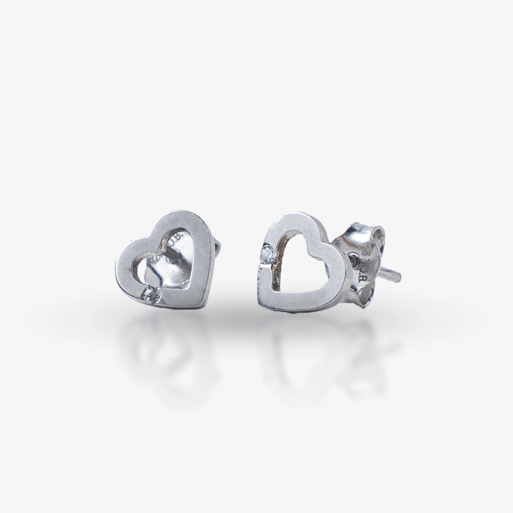 Simple and elegant, these Sterling Silver 925 Open Heart Stud Earrings are perfect for adding a touch of charm to any outfit. The delicate heart-shaped design offers a timeless and minimalistic look.