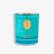 Oud Wood Scented Candle with oud, sandalwood, and musk in an elegant 200g glass jar for a long-lasting, luxurious fragrance.