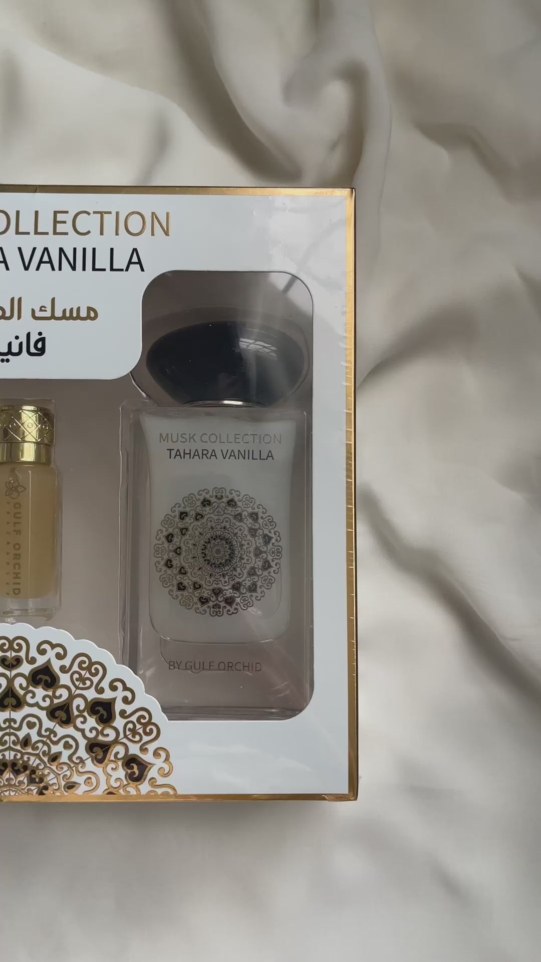 Charger la vidéo : Coffret Cadeau Musc Tahara - Vanille