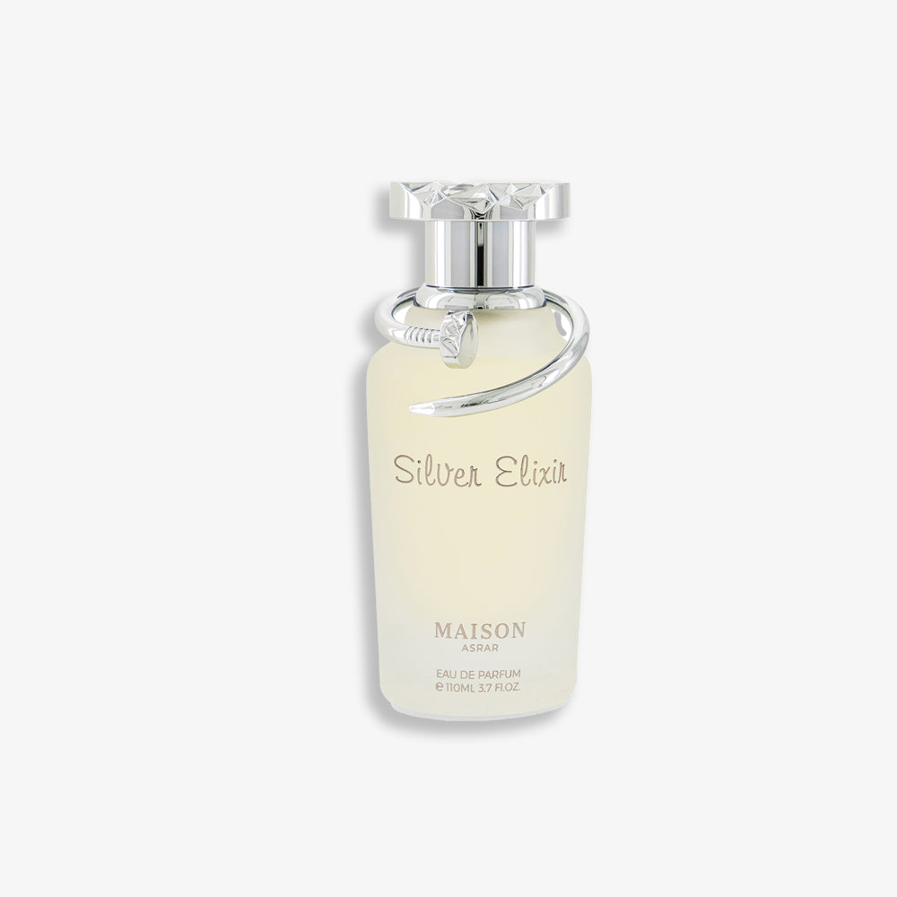 Silver Elixir: Boldness Redefined in Every Note. A daring blend of citrus, spice, smoke, and leather for unforgettable impressions
Inspired by: Aventus Creed
