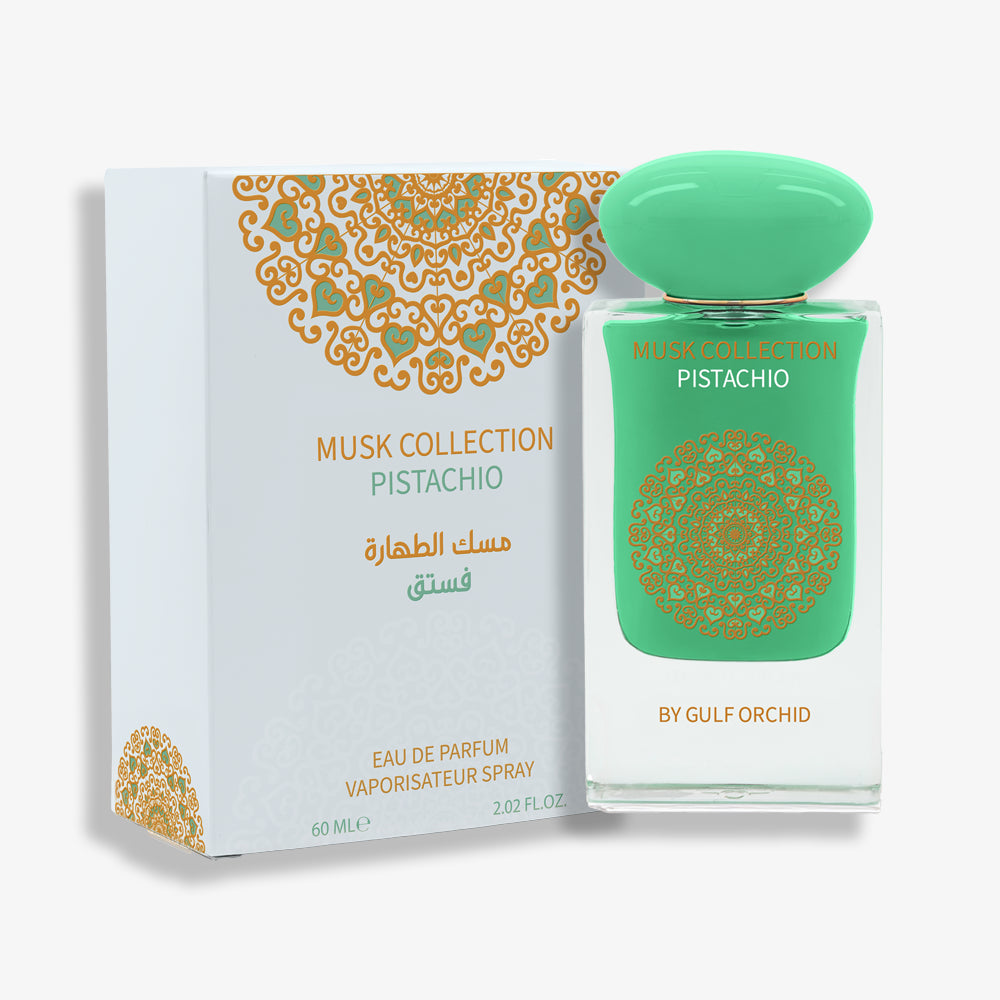 Pistachio Musk — warm, nutty, and irresistibly creamy. Toasted pistachios, smooth vanilla, and soft musk create an addictive scent that’s impossible to forget.Pistachio Musk—warm, nutty, and irresistibly creamy. This is an addictive scent that’s impossible to forget. by gulf orchid