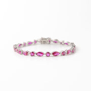 Pink Tennis Bracelet