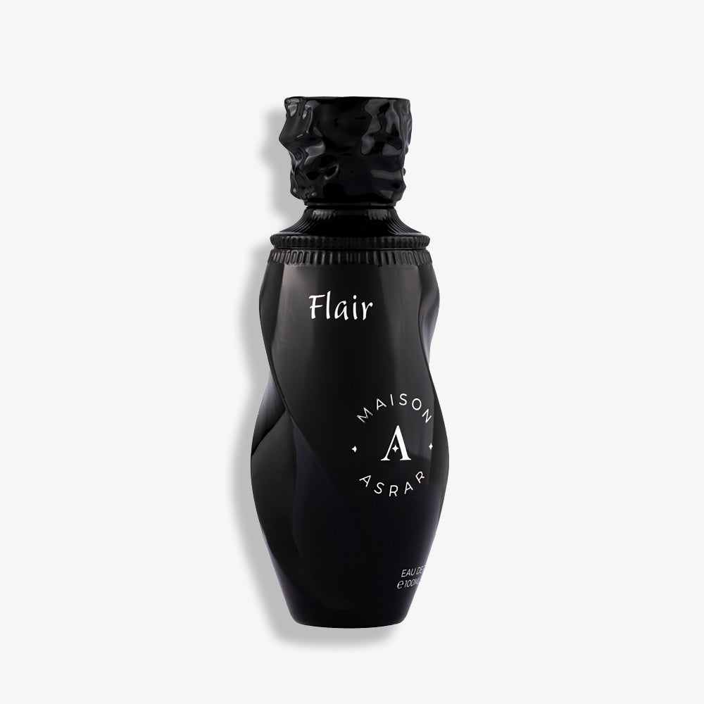 Flair by Maison Asrar – A bold 100ML Eau de Parfum inspired by Sauvage - Dior, featuring oriental woody notes with amber, lavender, and vetiver.