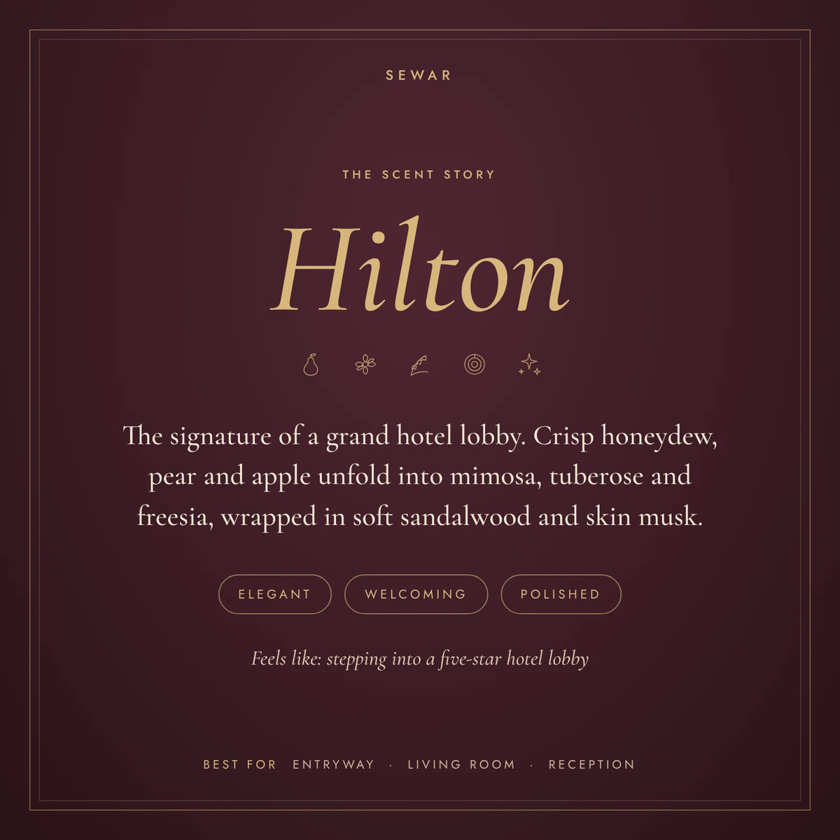 Hilton scent story