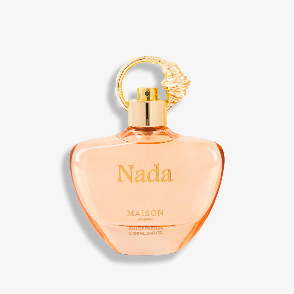 Nada by Maison Asrar – A sophisticated 100ML Eau de Parfum inspired by Parfums de Marly Valaya, with woody, amber, and musk notes.