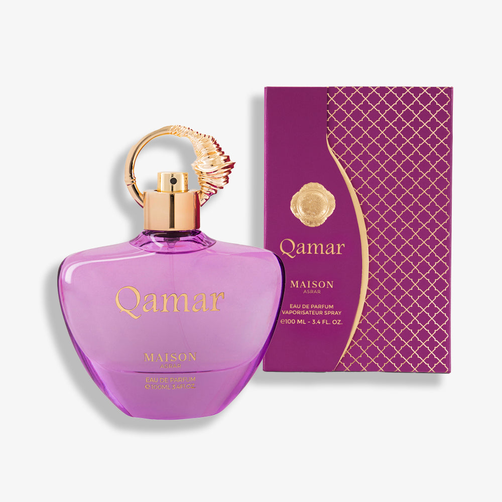 Qamar by Maison Asrar – A soft and playful 100ML Eau de Parfum inspired by Victoria’s Secret Tease Sugar Fleur, with floral and fruity notes.