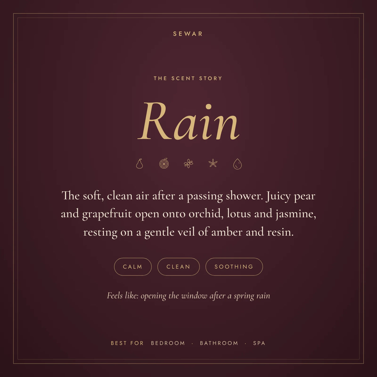 Rain scent story