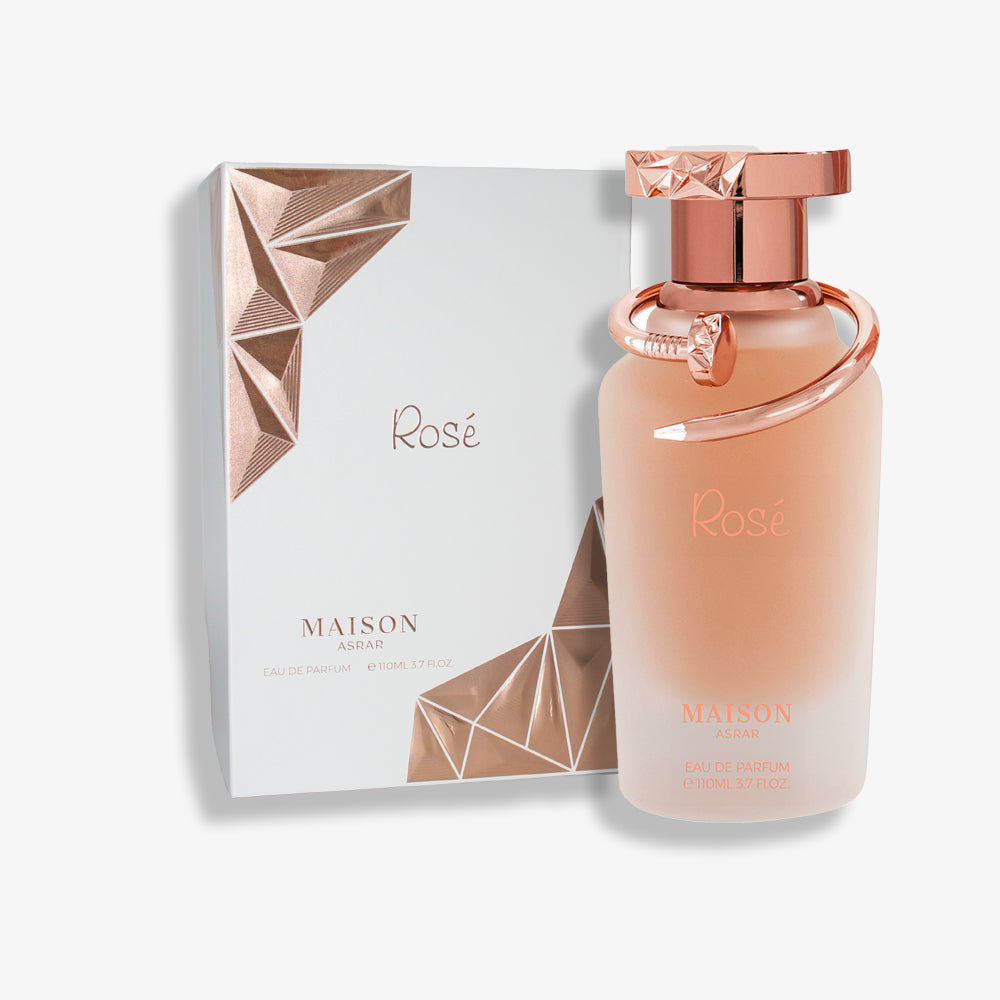 Rosé by Maison Asrar – A luxurious 110ML Eau de Parfum inspired by Delina Exclusif - Parfums De Marly, with floral and fruity notes.