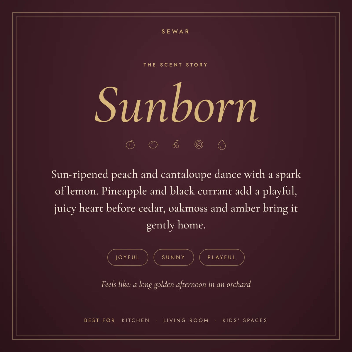 Sunborn scent story