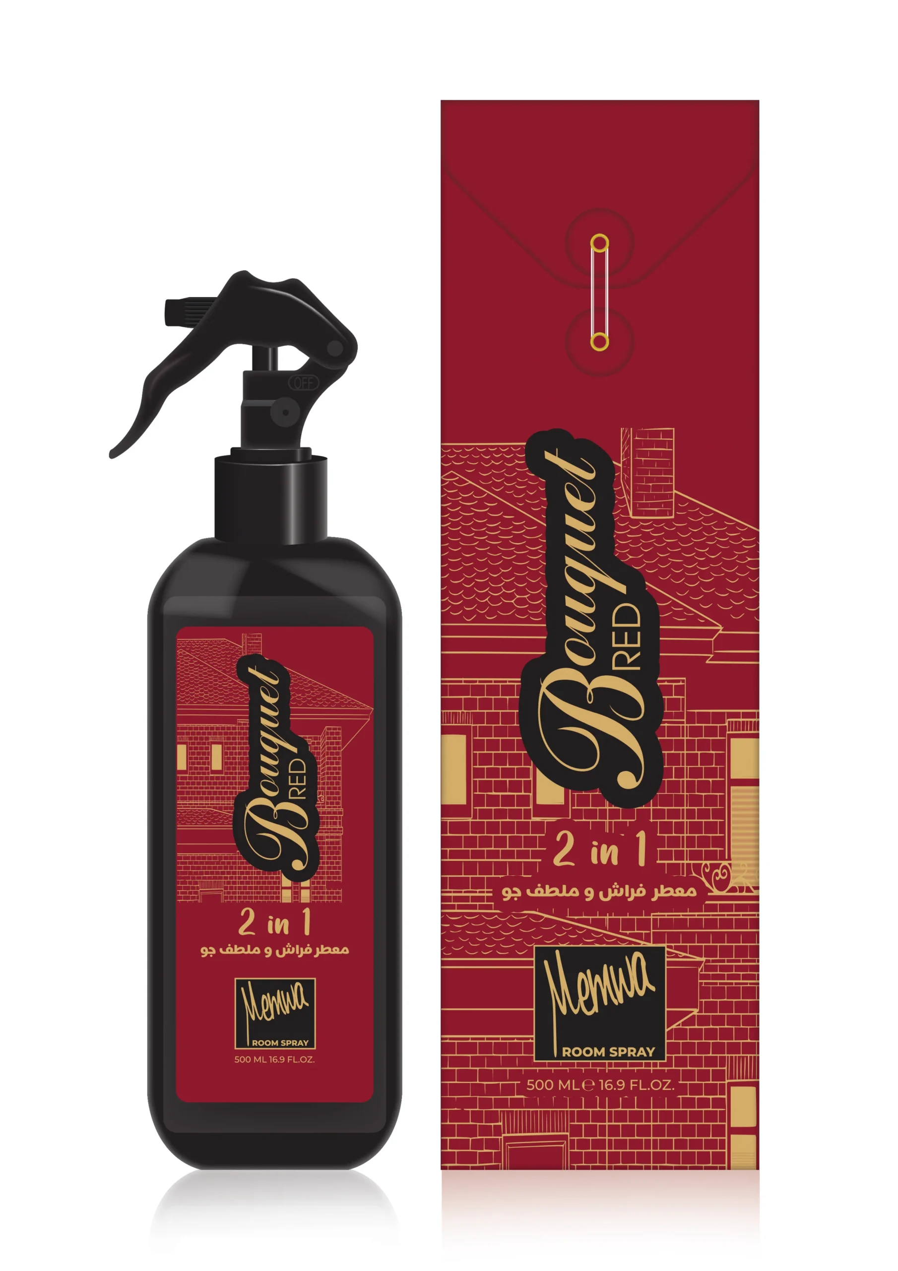 MEMWA ROOM SPRAY 500 ML BOUQUET RED