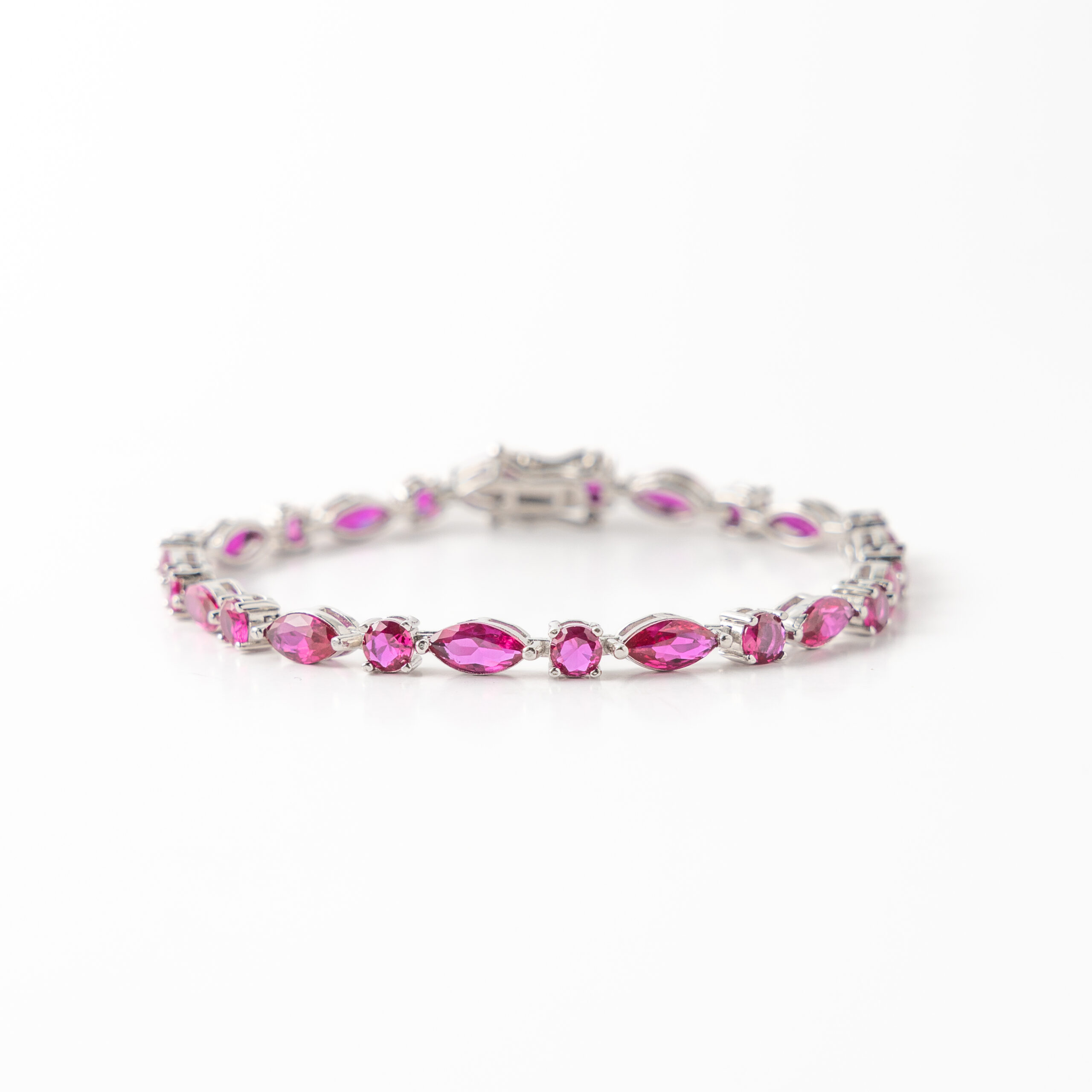 Pink Tennis Bracelet