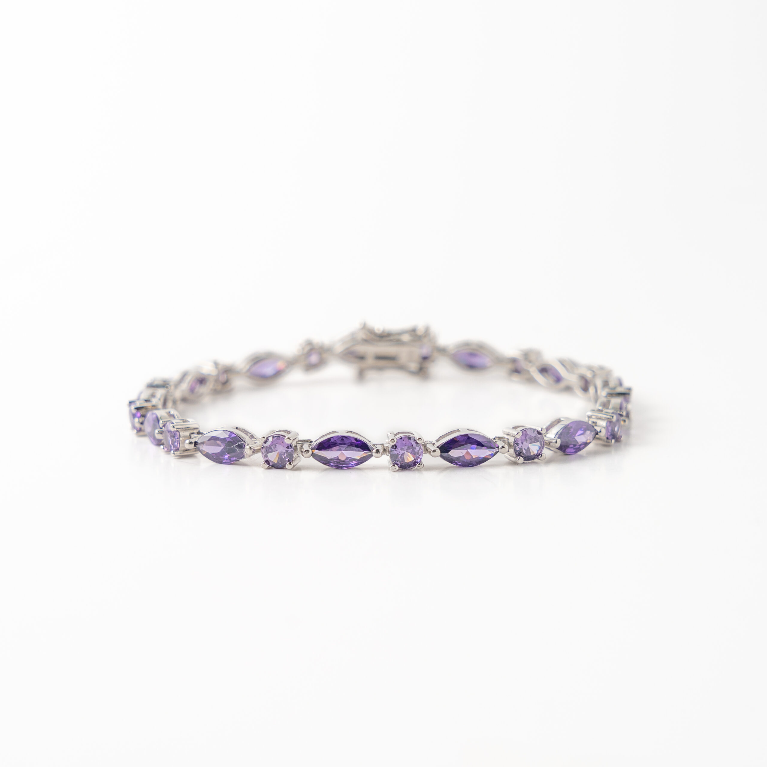 Purple Tennis  Bracelet