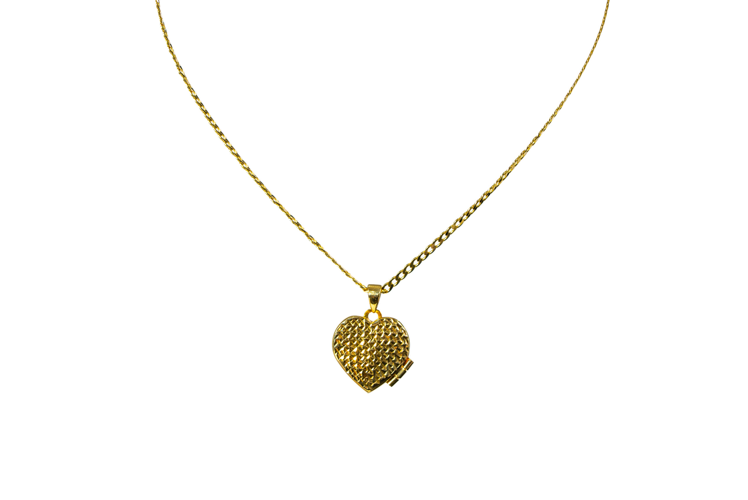 10K yellow gold  Heart Pendant