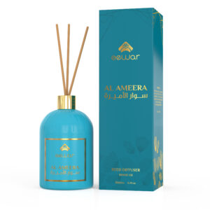 Sewar Al Ameera Reed Diffuser with Pink Pepper, Mandarin Orange, Cardamom, and Tea Notes