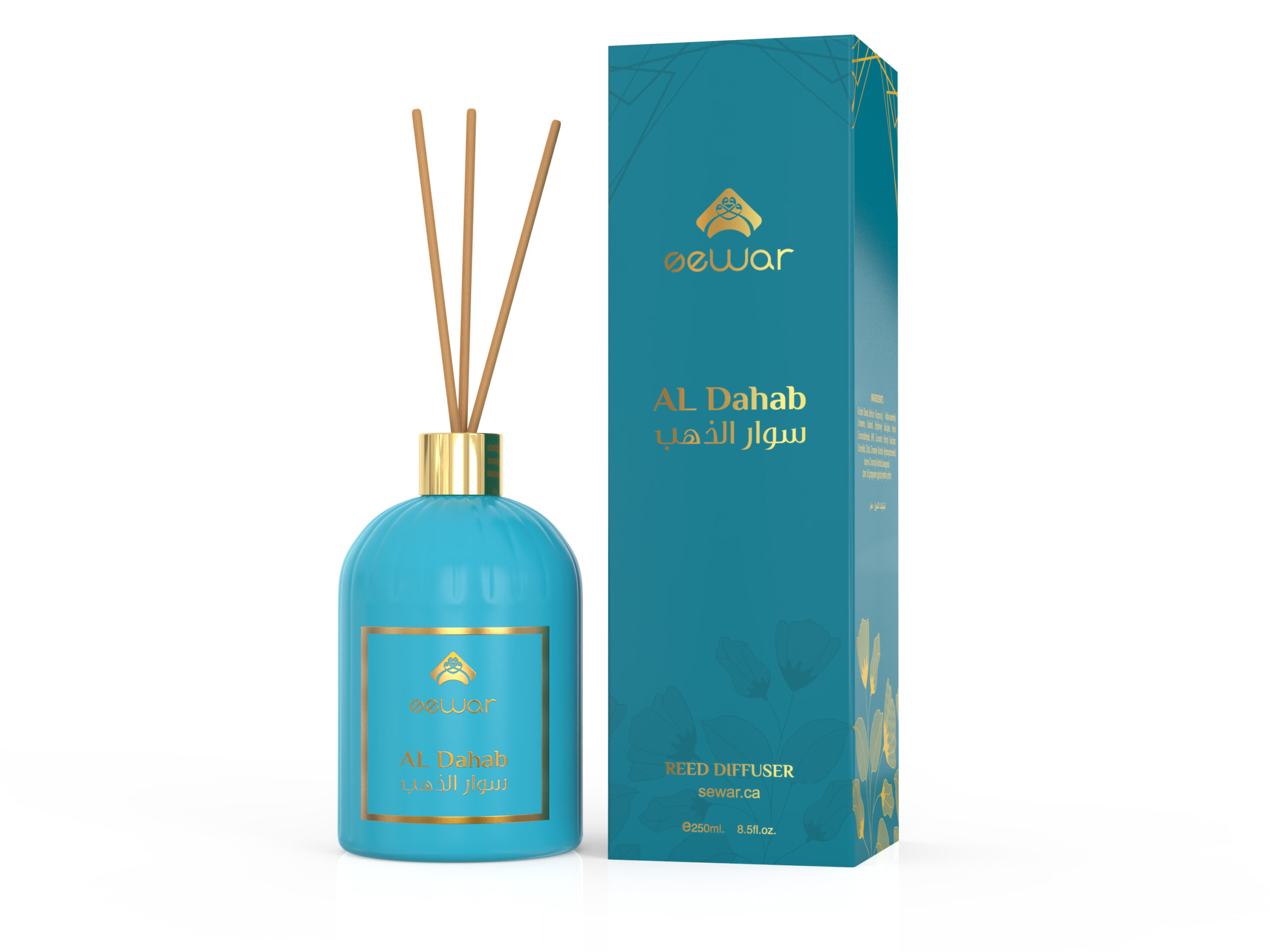 Sewar Al Dahab Reed Diffuser with Tuberose Scent from the White Flower Group