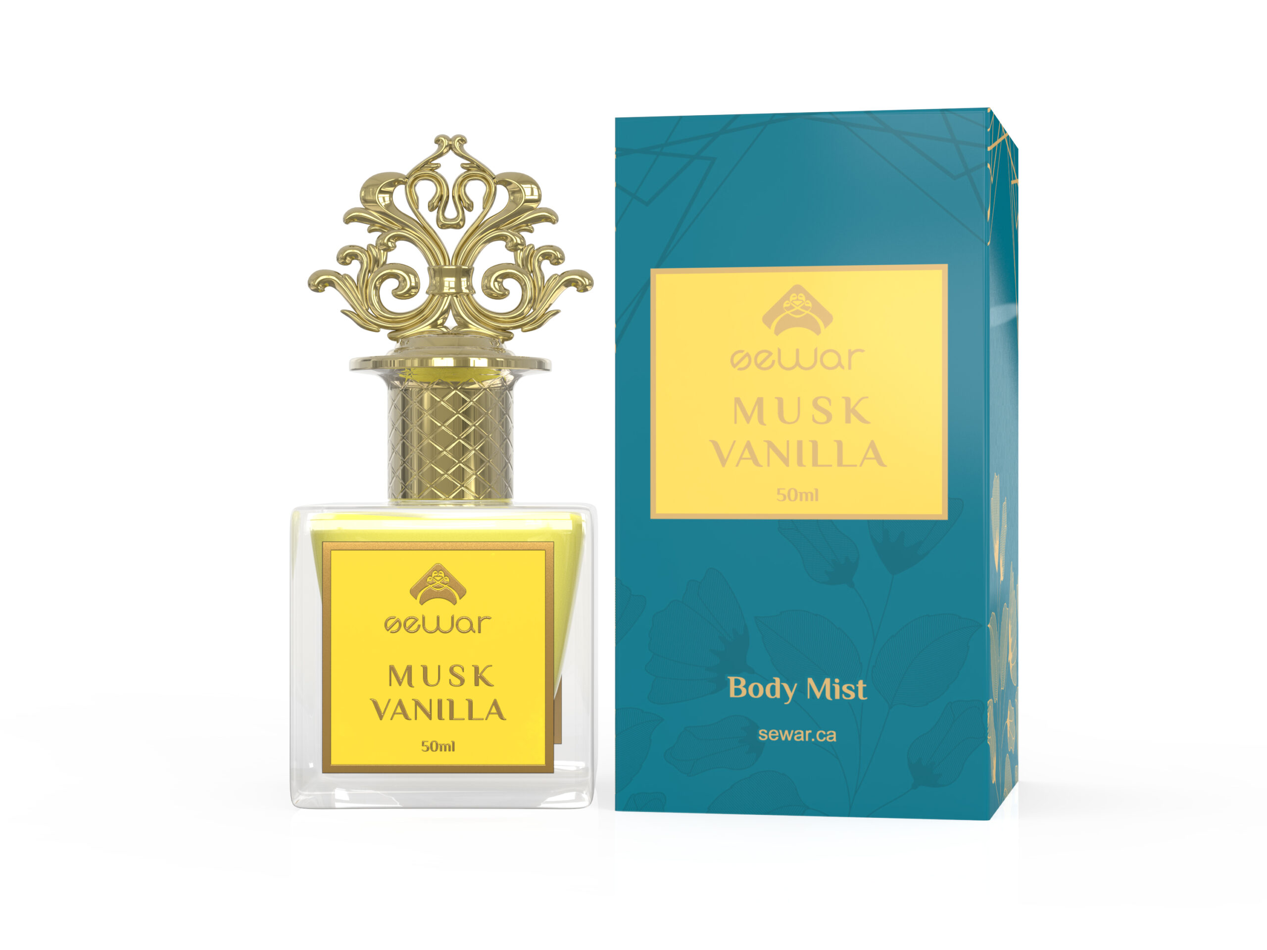 Vanilla Musk Body Mist by Sewar with Warm Vanilla and Soft Musk Notes