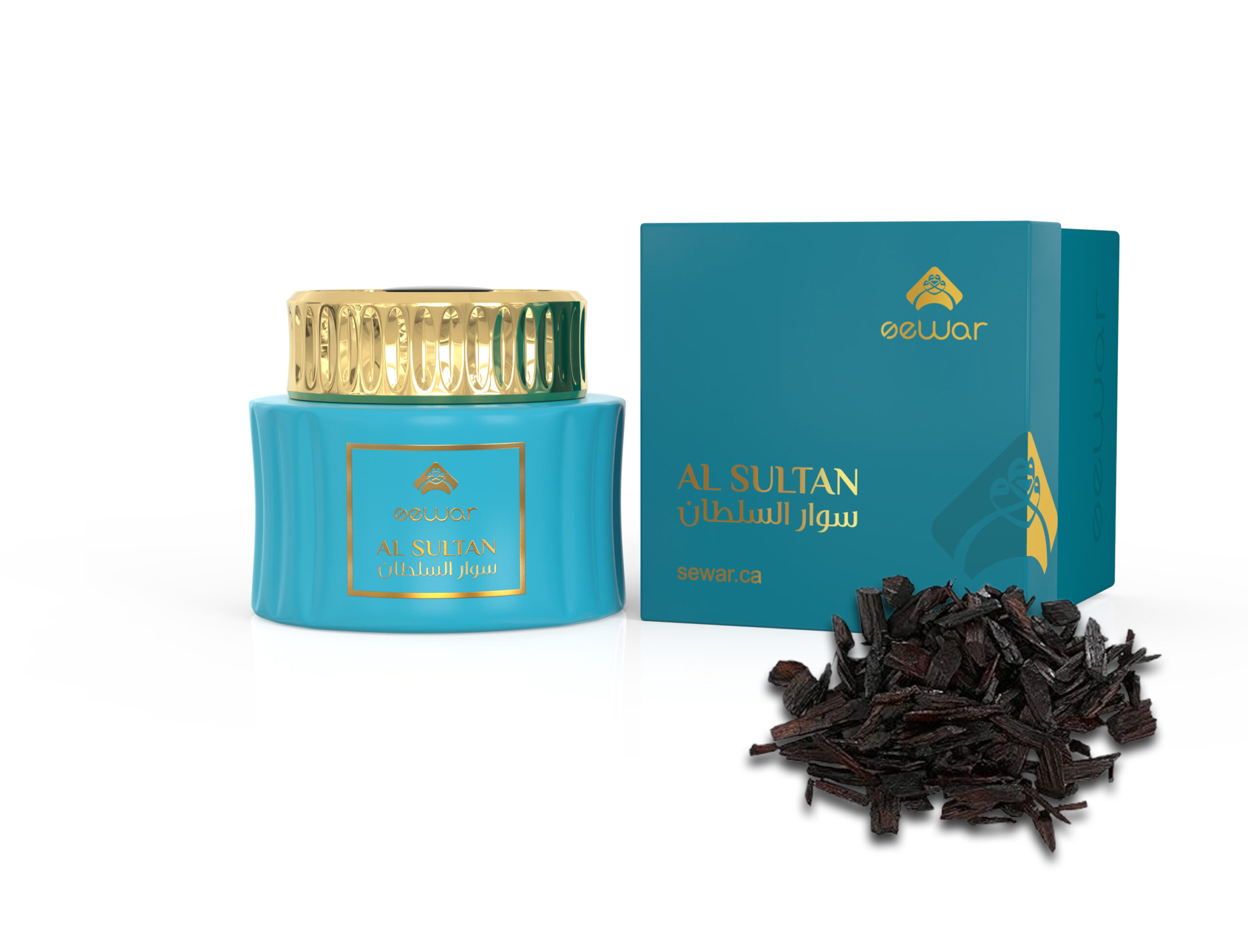 Sewar Al Sultan Bukhoor with Rose, Bergamot, Saffron, and Cedar